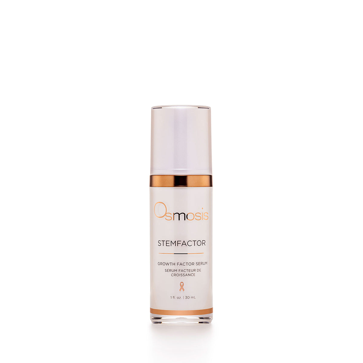 Osmosis Stemfactor Serum promotes younger, clearer skin using advanced stem growth technology.