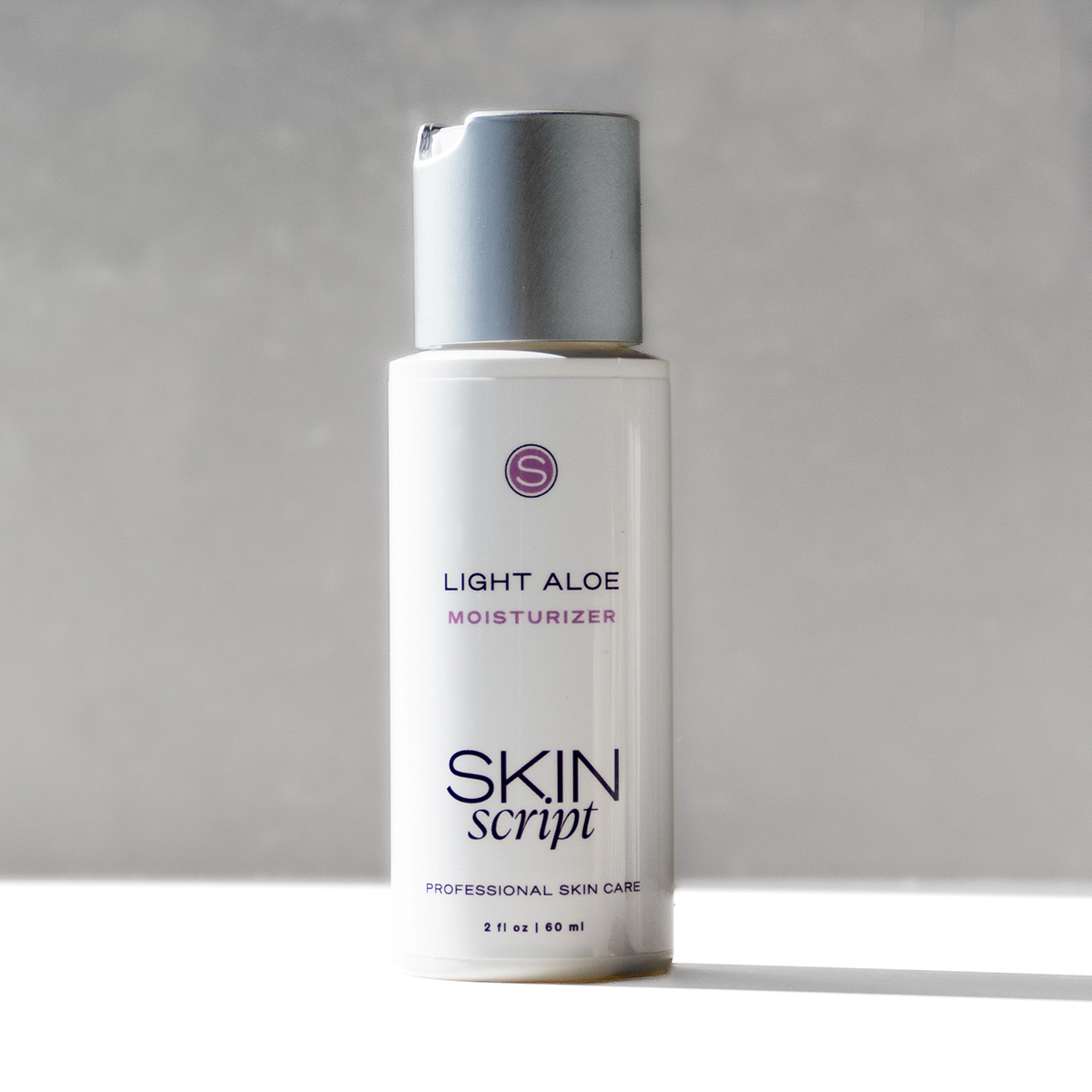Skin Script Light Aloe Moisturizer normalizes and hydrates the skin without leaving a heavy feel or film behind. Great for oily skin.