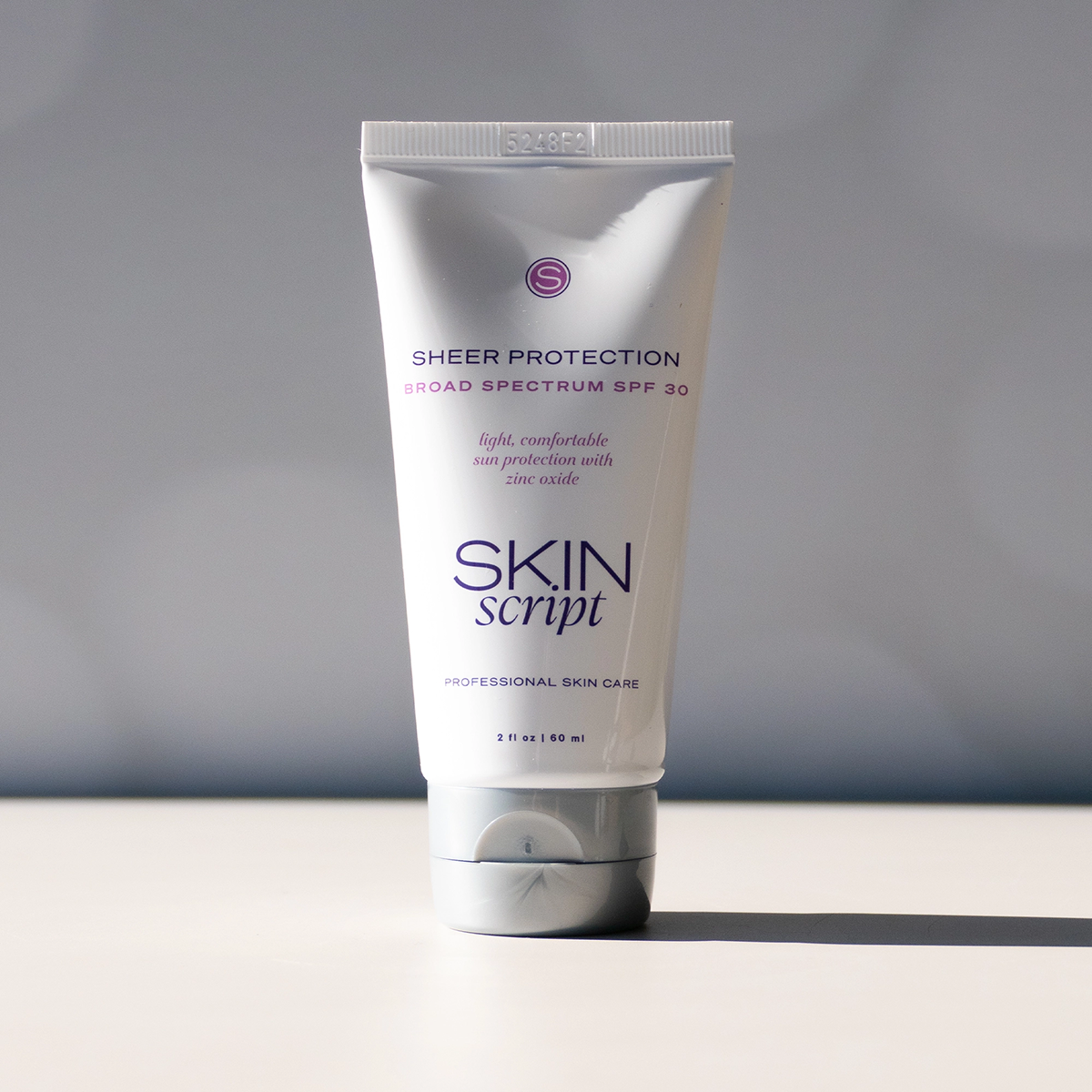 Skin Script Sheer Protection SPF 30 prevents sun burns and decreases premature aging caused by sun damage.