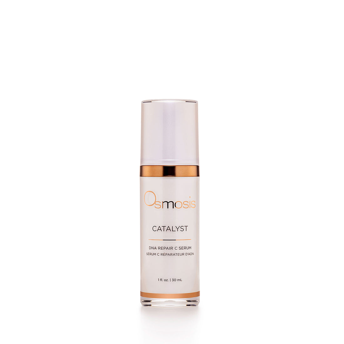 Osmosis Skincare Catalyst is a potent Vitamin C that reduces pigmentation, redness and fine lines.