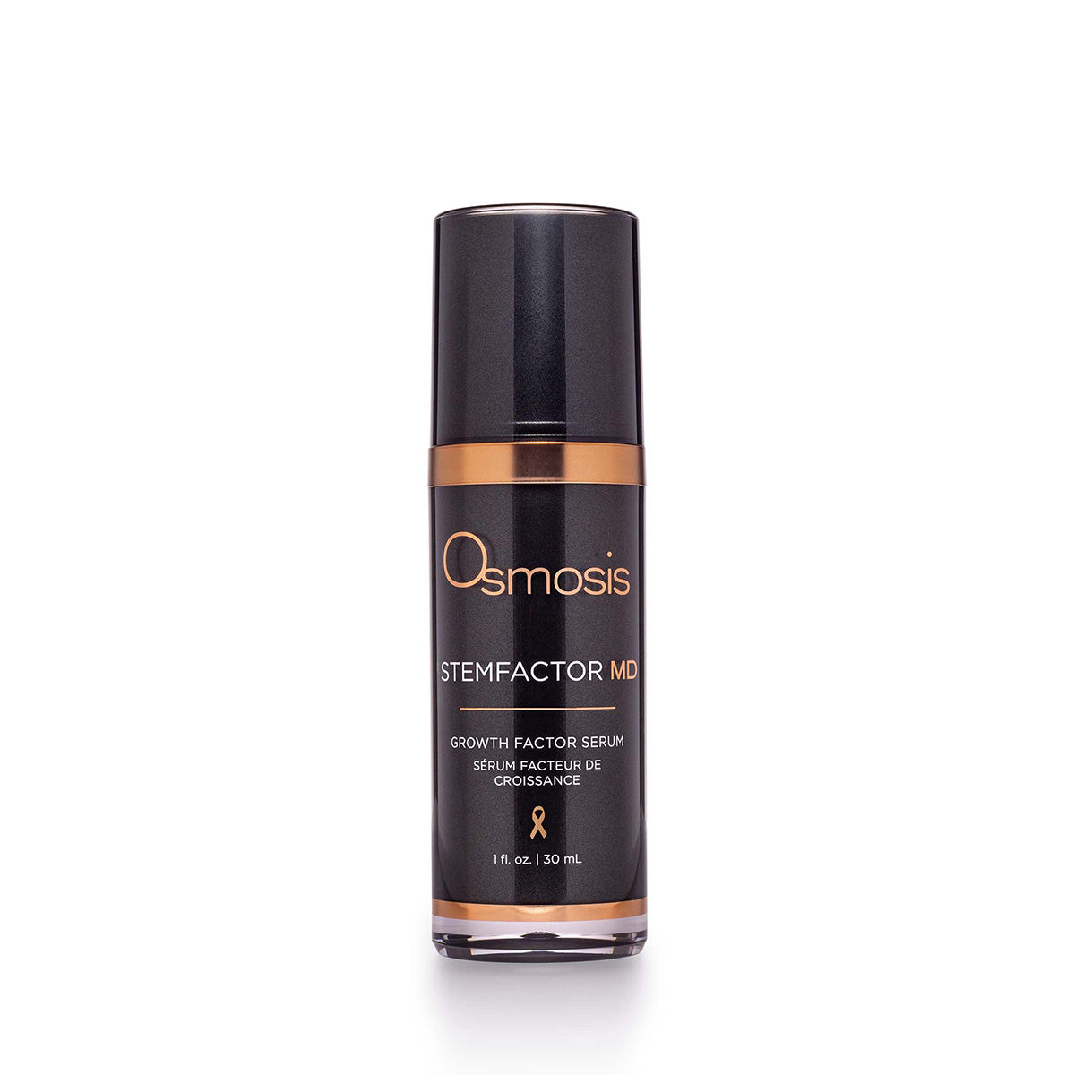 Osmosis Skincare Stemfactor MD Serum reverses aging by stimulating new cells and collagen for radiant skin.