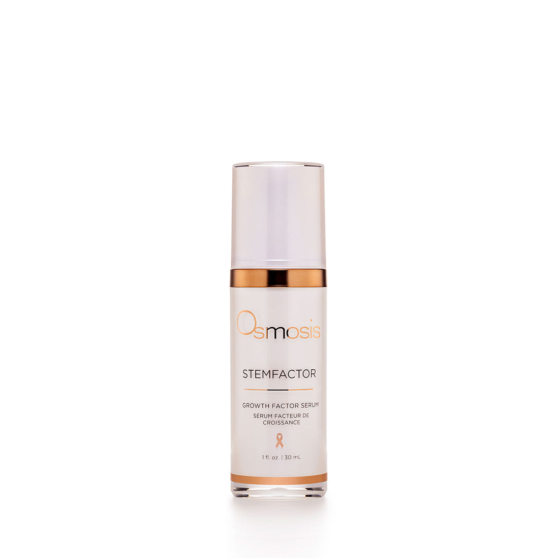 Osmosis Stemfactor Serum promotes younger, clearer skin using advanced stem growth technology.