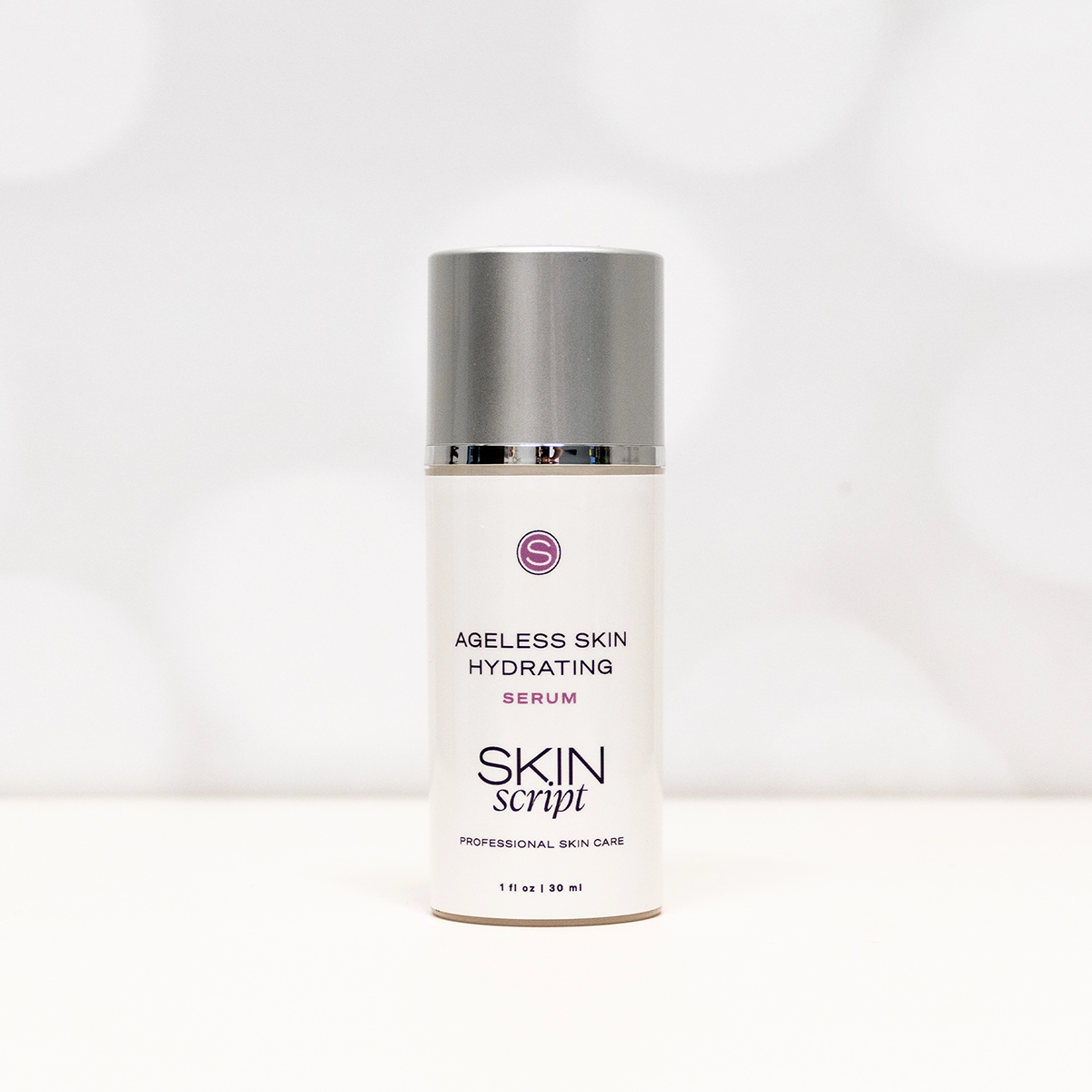 Skin Script Ageless Skin Hydrating Serum is a light texture and is great for restoring moisture into the skin.