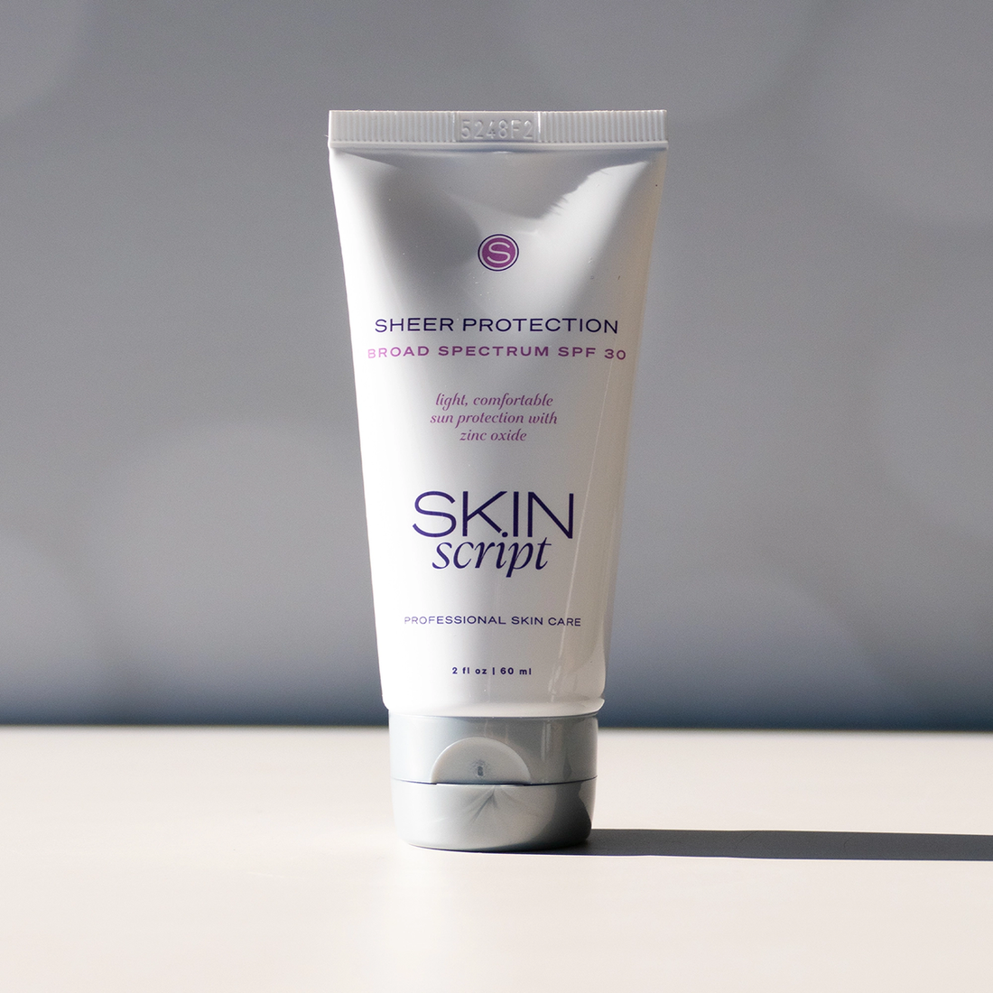 Skin Script Sheer Protection SPF 30 prevents sun burns and decreases premature aging caused by sun damage.