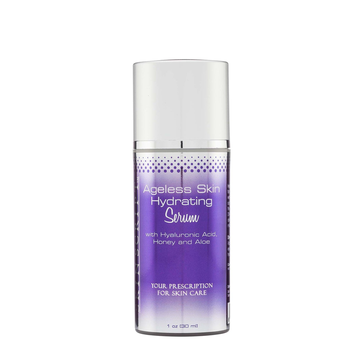 Skin Script Skincare Ageless Skin Hydrating Serum is a light texture and is great for restoring moisture into the skin.