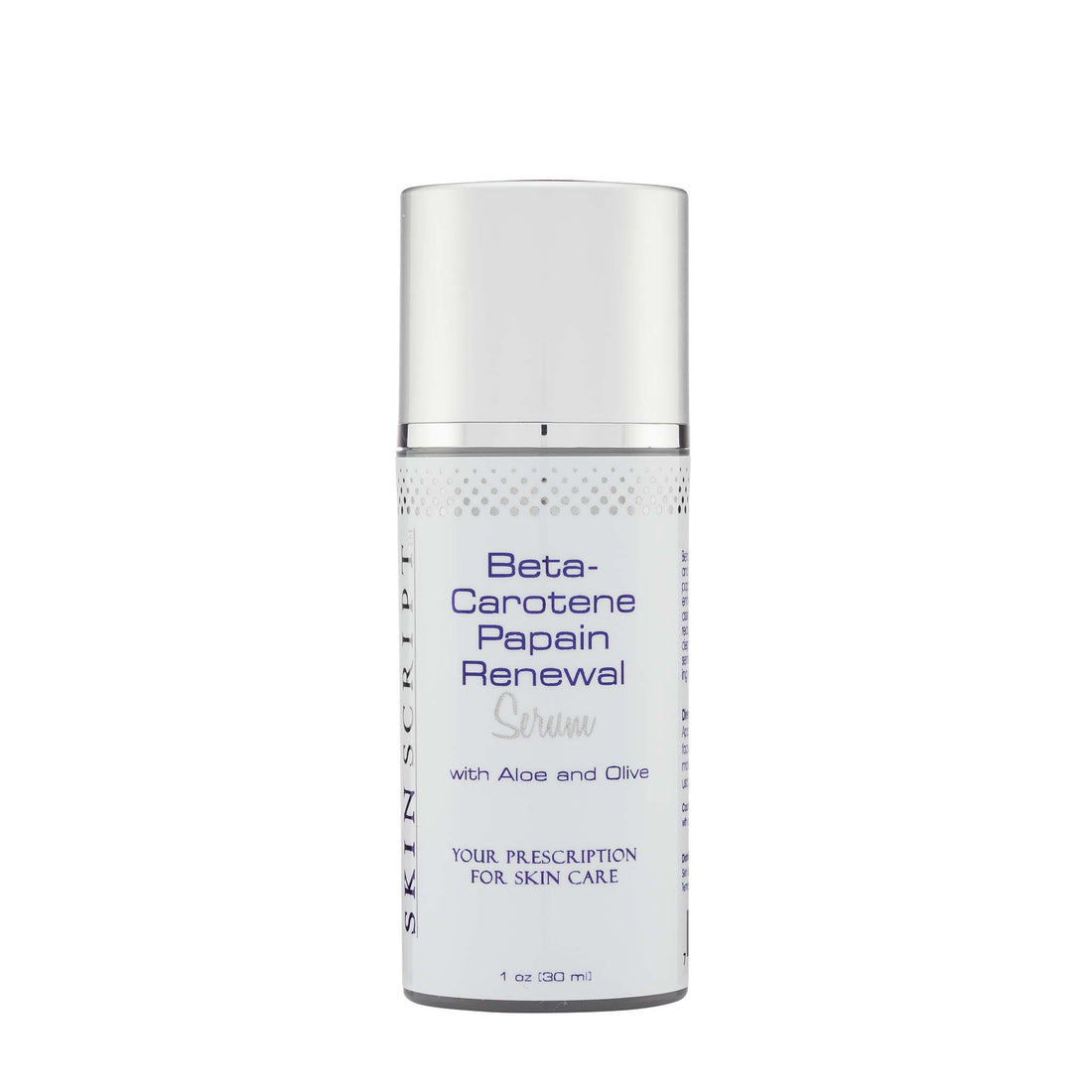 Skin Script Beta Carotene Papain Renewal Serum provides mild exfoliation for sensitive skin and pregnant woman.