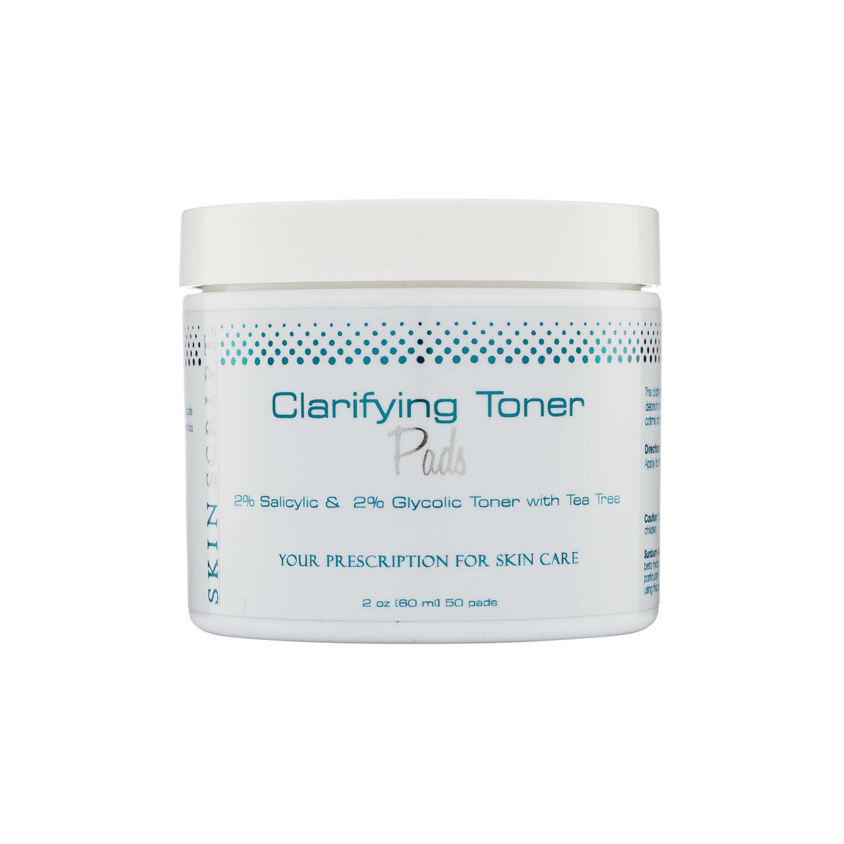 Skin Script Pads Skin Script Clarifying Toner Pads | Natural Beauty Spa