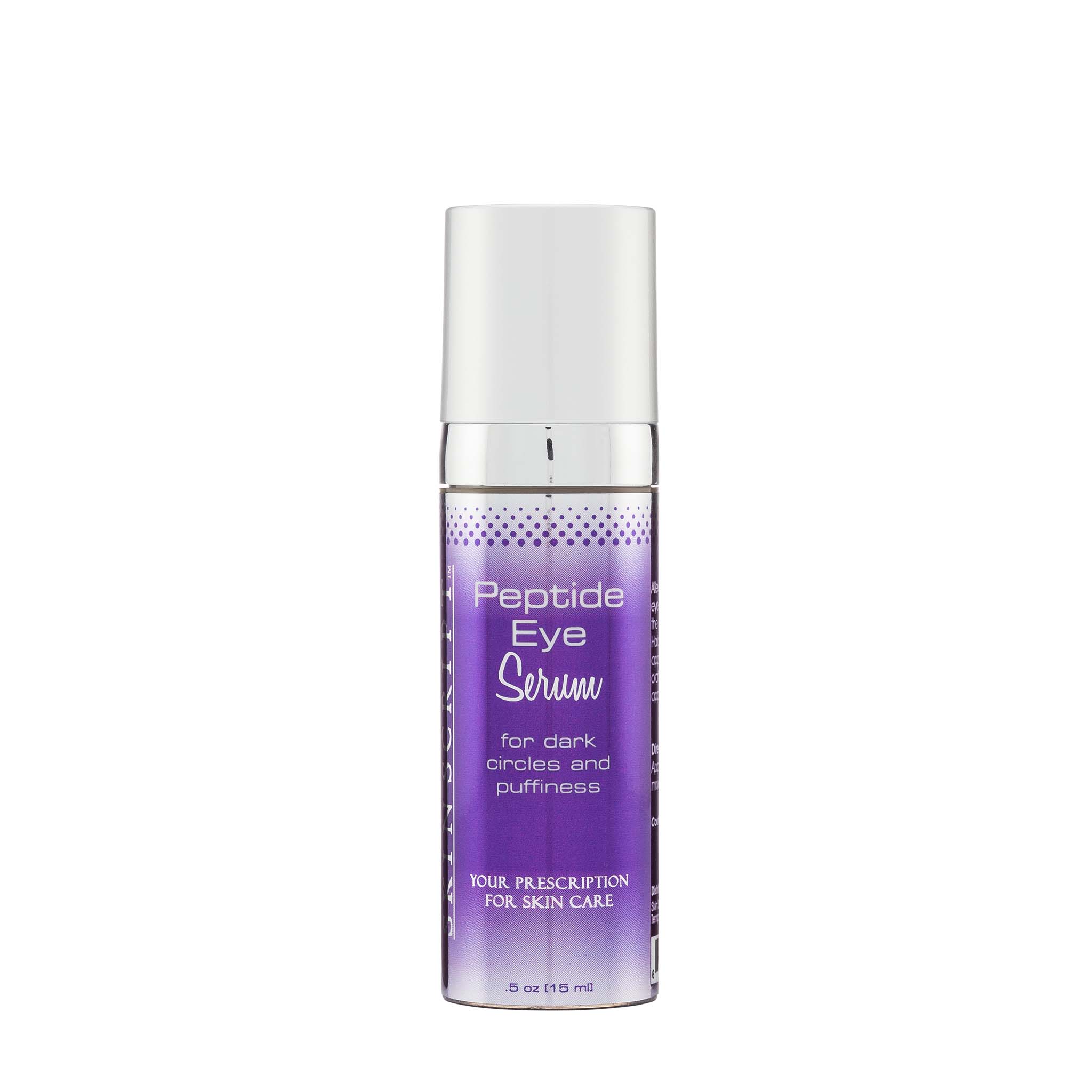 Skin Script Peptide Eye Serum refreshes the area by lightening dark circles, reducing wrinkles and stimulates circulation.